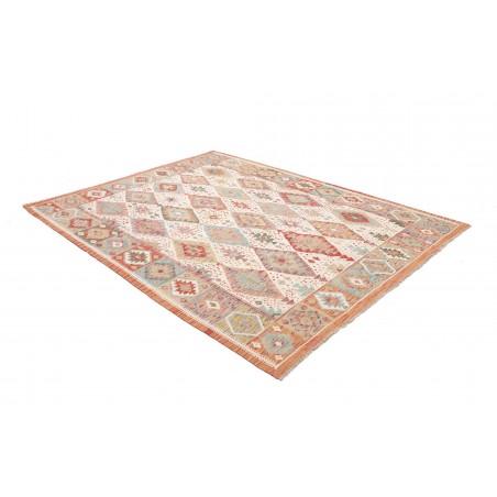 Tappeto Kilim Afghanistan marrone 201x250