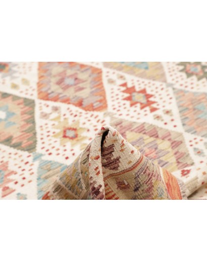 Tappeto Kilim Afghanistan marrone 201x250