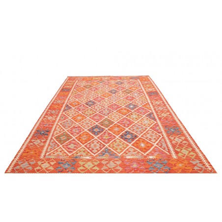 Tappeto Kilim Afghanistan arancione 208x299