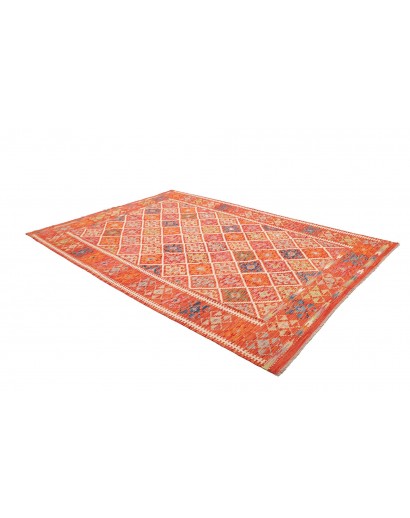 Tappeto Kilim Afghanistan arancione 208x299