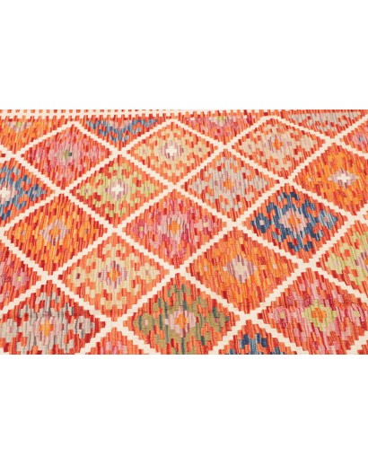 Tappeto Kilim Afghanistan arancione 208x299