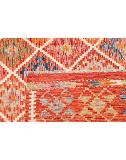 Tappeto Kilim Afghanistan arancione 208x299