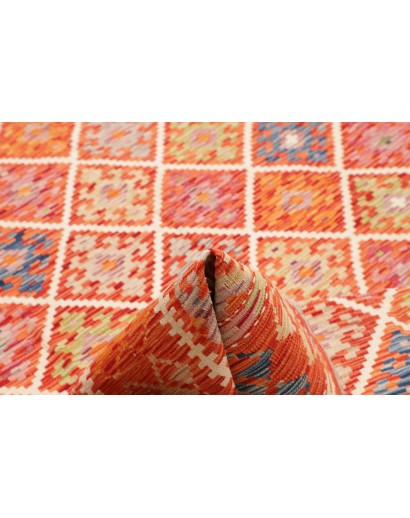 Tappeto Kilim Afghanistan arancione 208x299