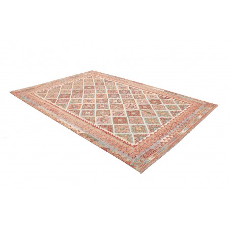 Tappeto Kilim Afghanistan marrone 206x284