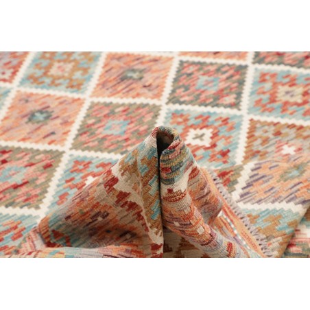 Tappeto Kilim Afghanistan marrone 206x284