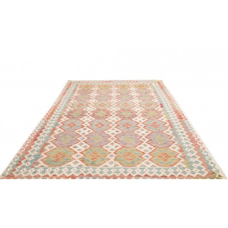 Tappeto Kilim Afghanistan beige marrone 200x298