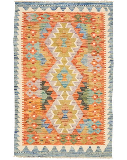 Tappeto Kilim Afghanistan marrone 80x128