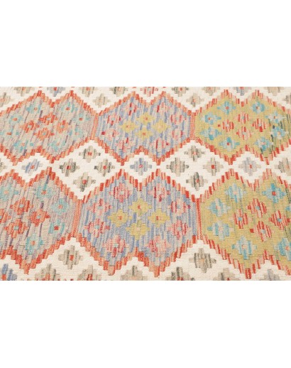 Tappeto Kilim Afghanistan beige marrone 200x298