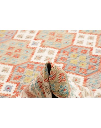 Tappeto Kilim Afghanistan beige marrone 200x298