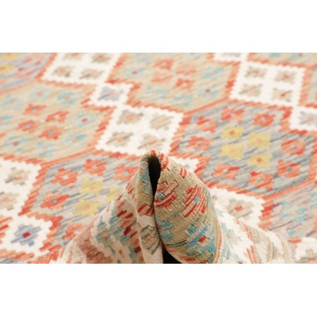 Tappeto Kilim Afghanistan beige marrone 200x298