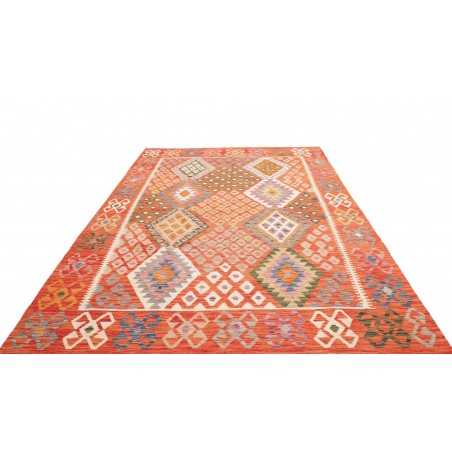 Tappeto Kilim Afghanistan arancione 209x298
