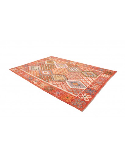 Tappeto Kilim Afghanistan arancione 209x298