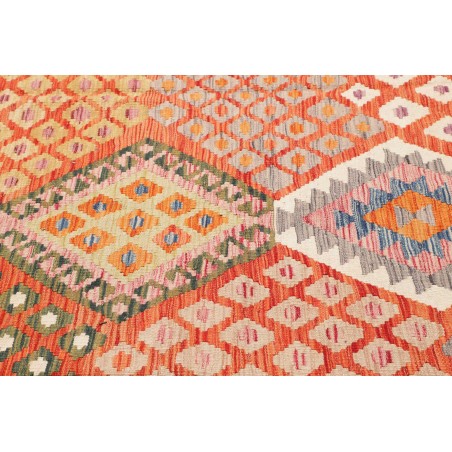 Tappeto Kilim Afghanistan arancione 209x298