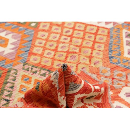 Tappeto Kilim Afghanistan arancione 209x298