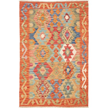 Tappeto Kilim Afghanistan arancione 82x127