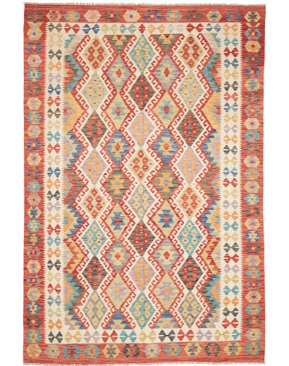 Tappeto Kilim Afghanistan marrone 199x293