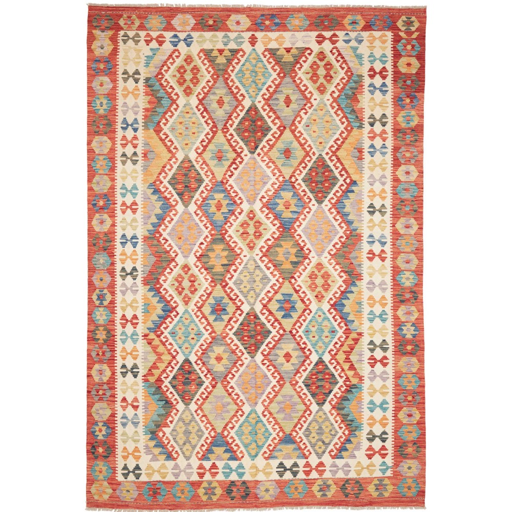 Tappeto Kilim Afghanistan marrone 199x293