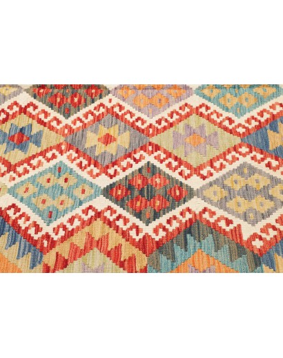 Tappeto Kilim Afghanistan marrone 199x293