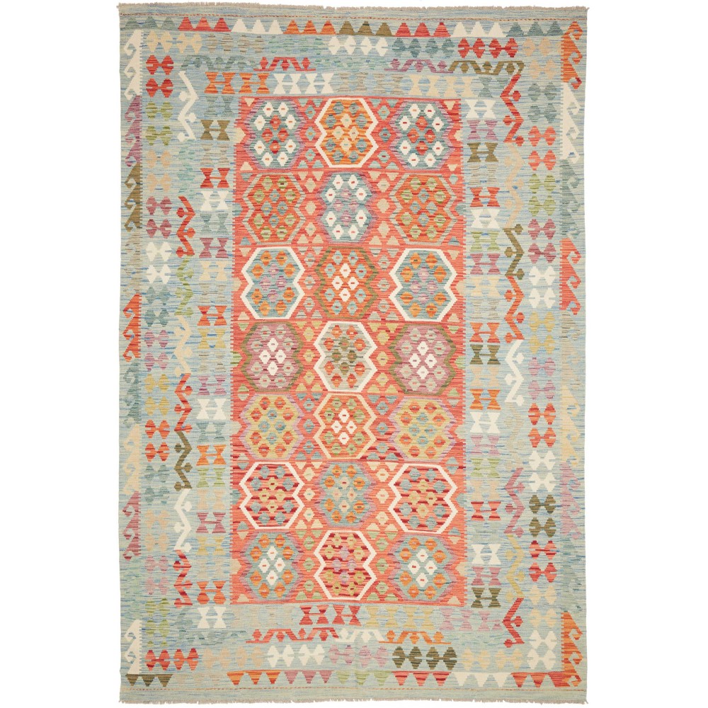 Tappeto Kilim Afghanistan marrone beige 209x309
