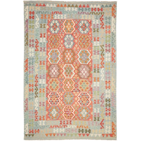 Tappeto Kilim Afghanistan marrone beige 209x309