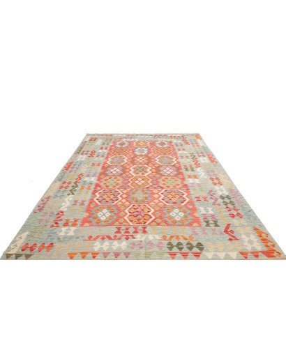 Tappeto Kilim Afghanistan marrone beige 209x309