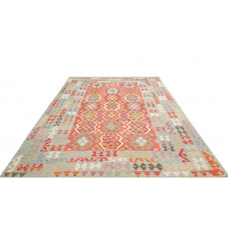 Tappeto Kilim Afghanistan marrone beige 209x309