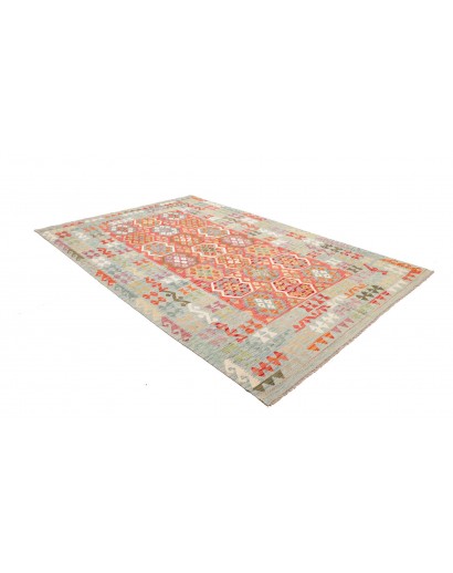 Tappeto Kilim Afghanistan marrone beige 209x309