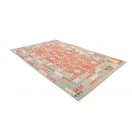 Tappeto Kilim Afghanistan marrone beige 209x309