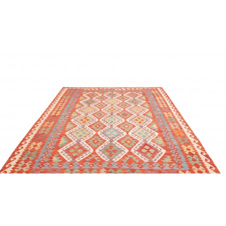 Tappeto Kilim Afghanistan arancione giallo 209x289