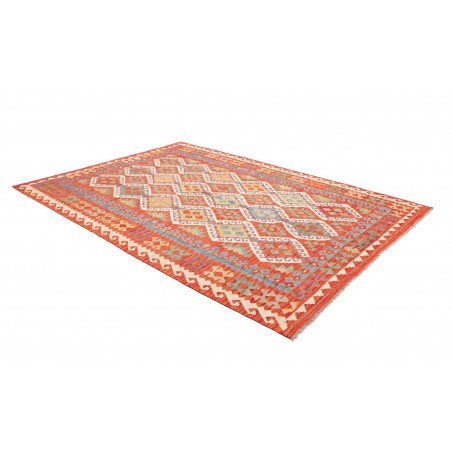 Tappeto Kilim Afghanistan arancione giallo 209x289