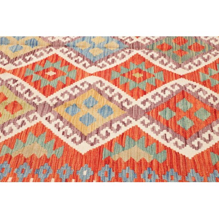 Tappeto Kilim Afghanistan arancione giallo 209x289
