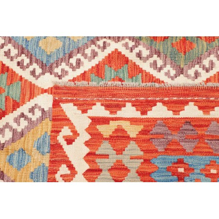 Tappeto Kilim Afghanistan arancione giallo 209x289