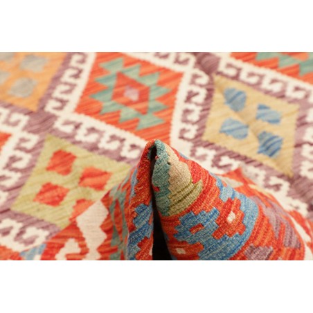 Tappeto Kilim Afghanistan arancione giallo 209x289