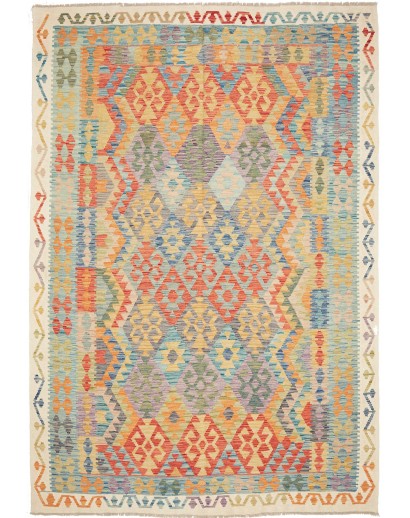 Tappeto Kilim Afghanistan marrone 205x292