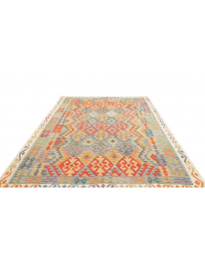 Tappeto Kilim Afghanistan marrone 205x292