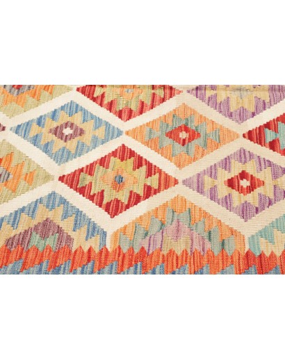 Tappeto Kilim Afghanistan marrone 207x295