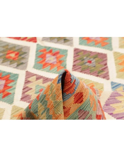 Tappeto Kilim Afghanistan marrone 207x295