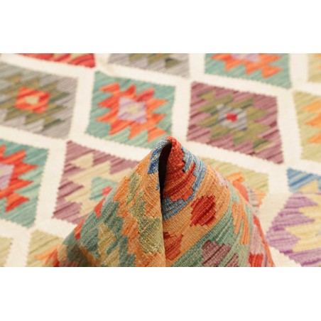 Tappeto Kilim Afghanistan marrone 207x295