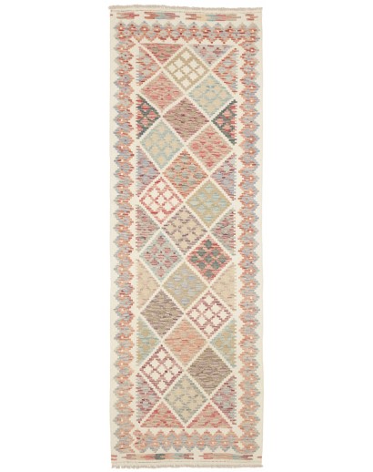 Tappeto Kilim Afghanistan beige marrone 81x250