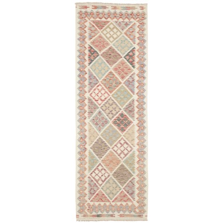 Tappeto Kilim Afghanistan beige marrone 81x250