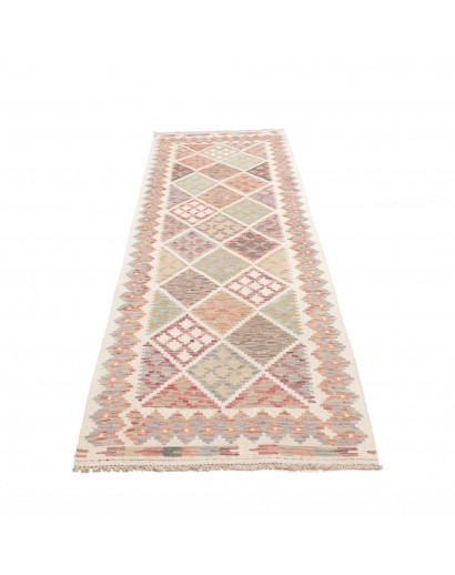 Tappeto Kilim Afghanistan beige marrone 81x250