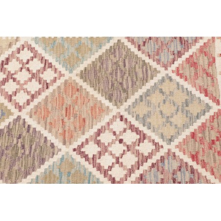 Tappeto Kilim Afghanistan beige marrone 81x250