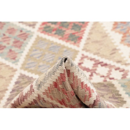Tappeto Kilim Afghanistan beige marrone 81x250