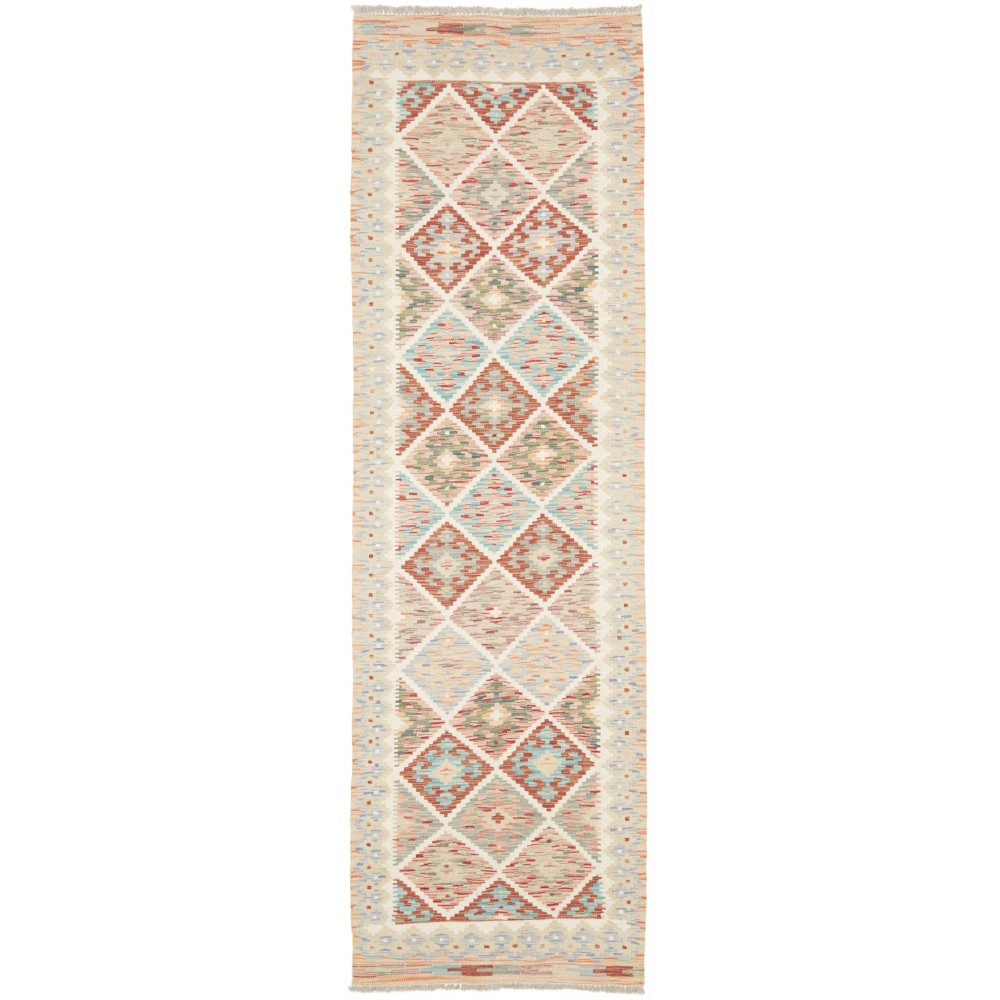 Tappeto Kilim Afghanistan bianco 73x284