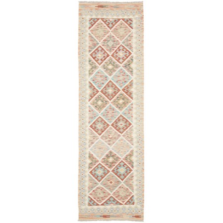 Tappeto Kilim Afghanistan bianco 73x284