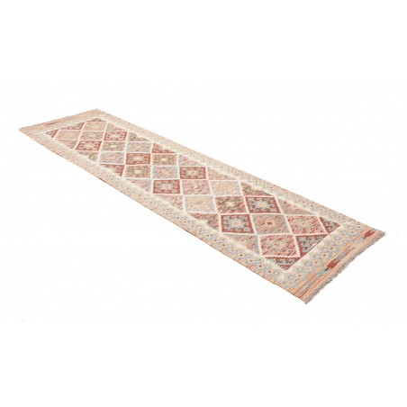 Tappeto Kilim Afghanistan bianco 73x284