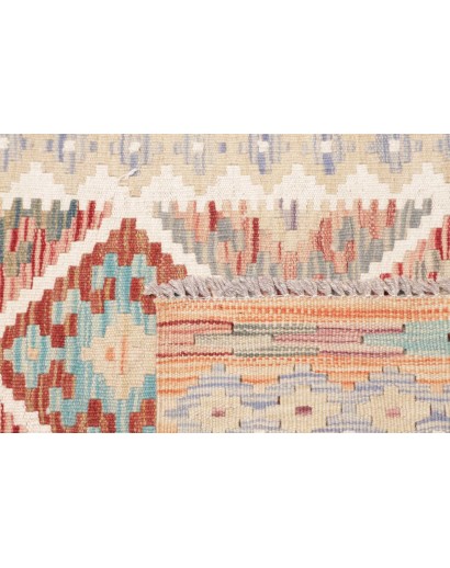 Tappeto Kilim Afghanistan bianco 73x284