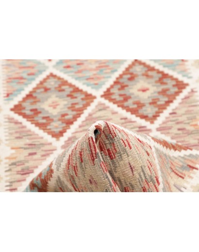 Tappeto Kilim Afghanistan bianco 73x284