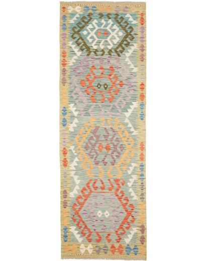 Tappeto Kilim Afghanistan marrone beige 85x263