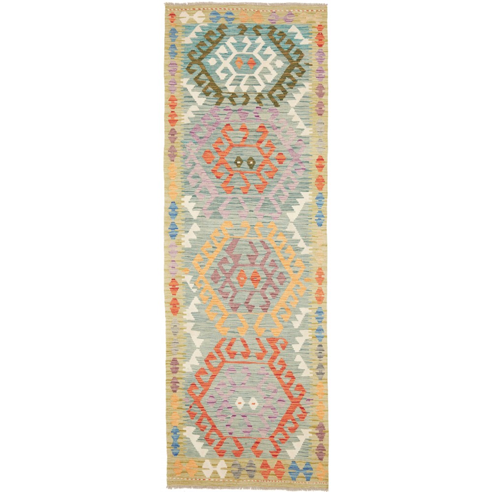 Tappeto Kilim Afghanistan marrone beige 85x263
